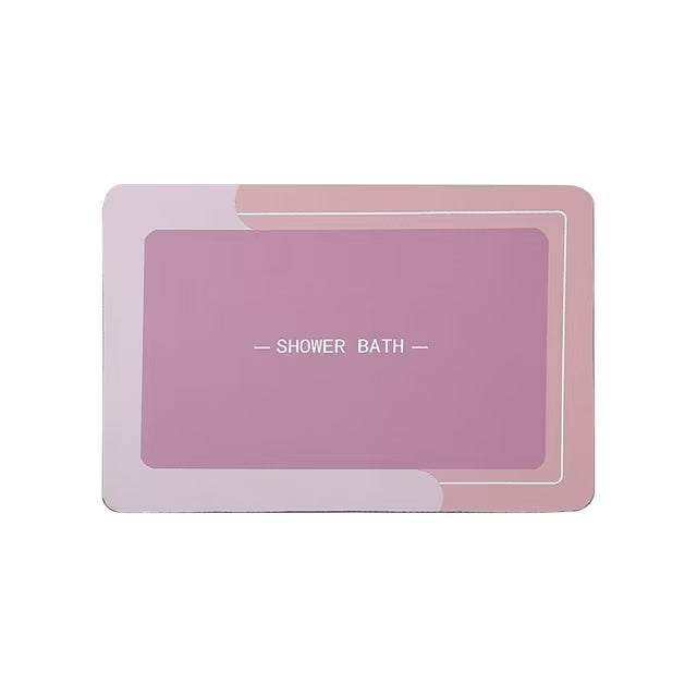 Alfombra antideslizante y absorbente de secado rápido rosa - additional image 16