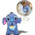 Peluche relajante para bebé que simula respiración azul
