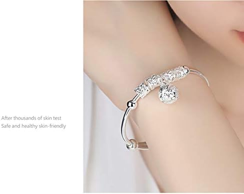 Pulsera chapada en plata con abalorios - additional image 3