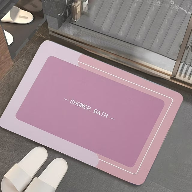 Alfombra antideslizante y absorbente de secado rápido rosa - additional image 17