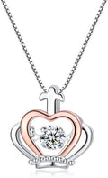 Collar con colgante de corona