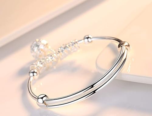Pulsera chapada en plata con abalorios - additional image 4