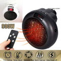 Calefactor Redondo Portátil 900 Watts negro/blanco