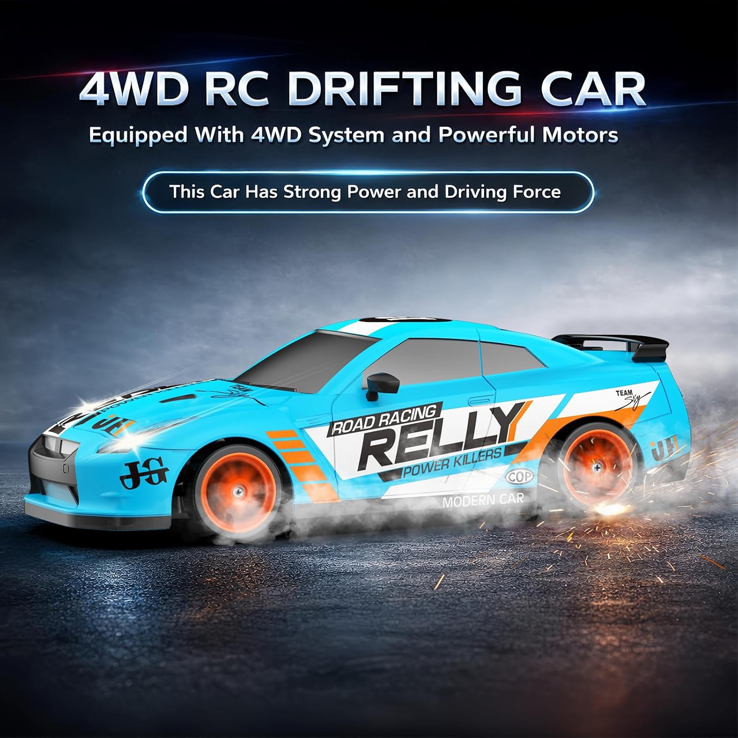 Coche teledirigido drift 1:24 GTR - additional image 11