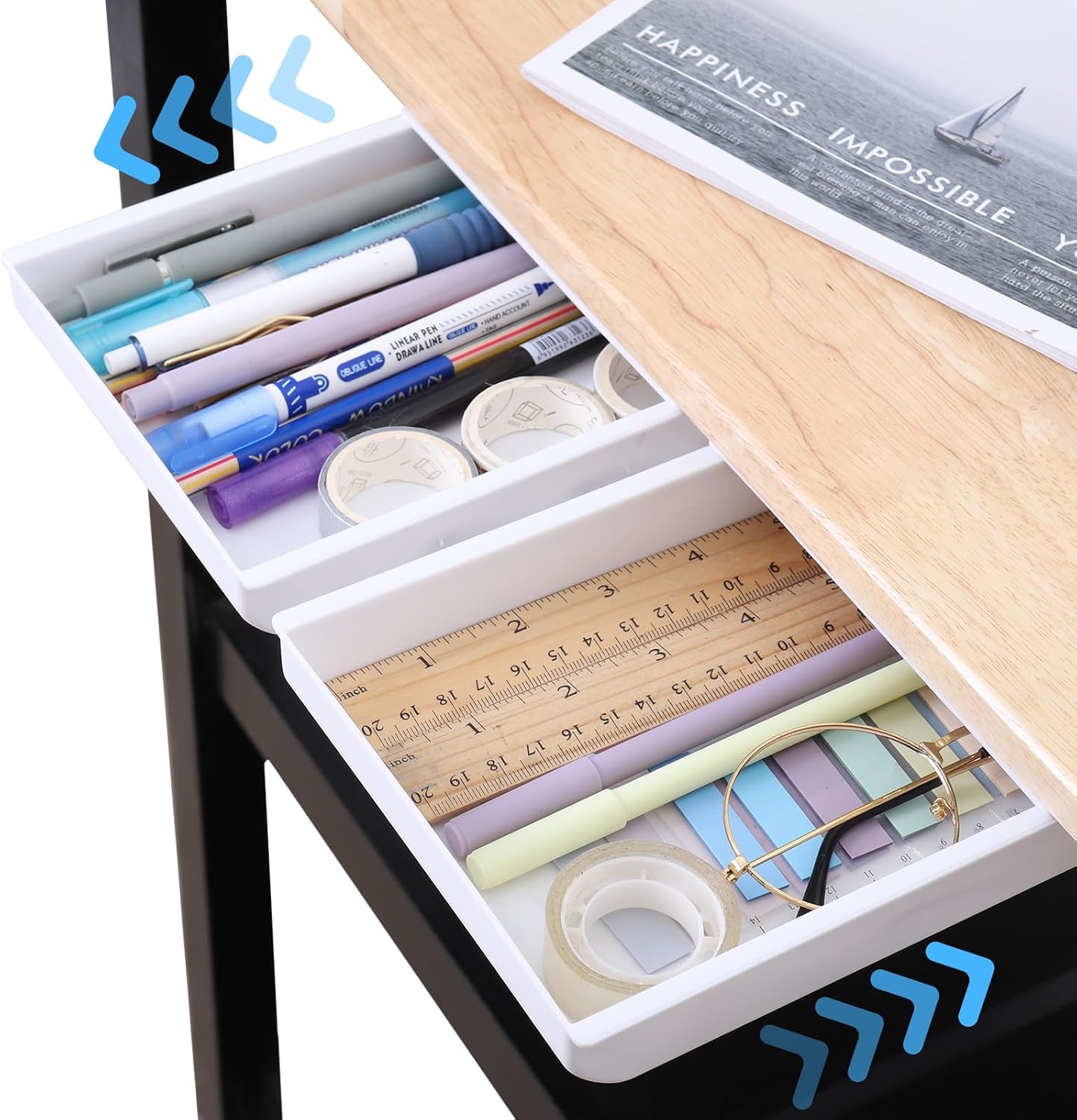 Organizador de almacenamiento bajo escritorio - additional image 4
