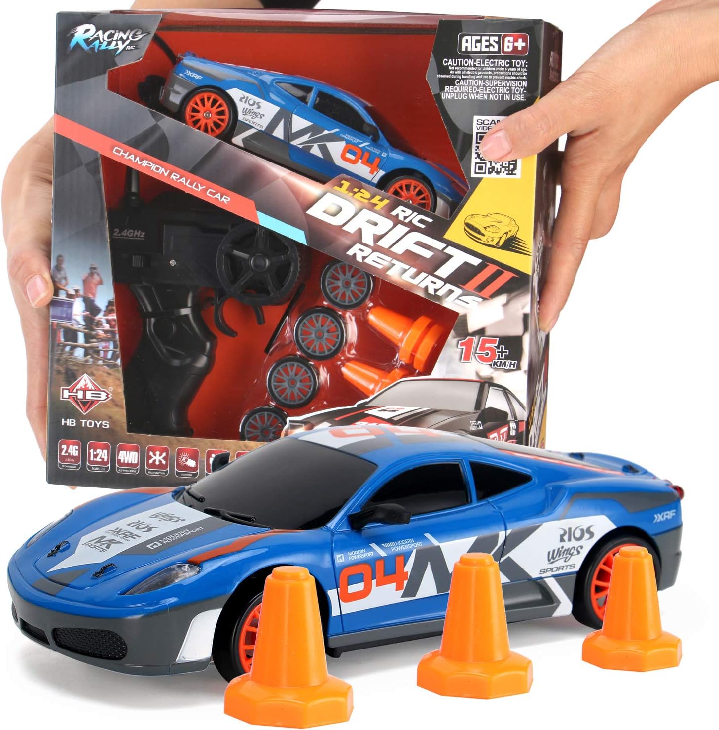 Coche teledirigido drift 1:24 FERRARI - additional image 16