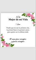 Dedicatoria A la Mujer de mi vida