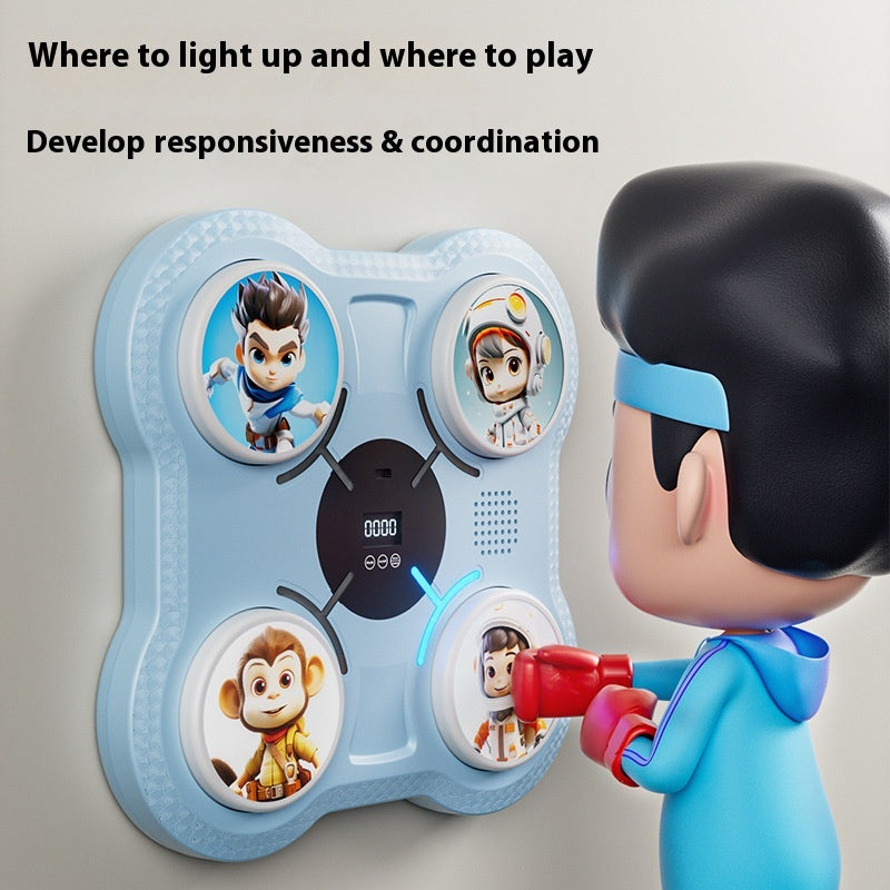 Máquina de boxeo inteligente infantil blanco + guante rojo - additional image 16