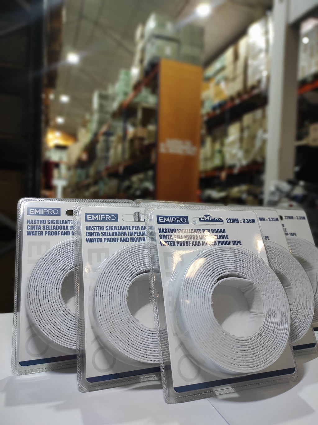 Cinta de sellado autoadhesiva para cocina y baño 22mmx3.35m - additional image 4