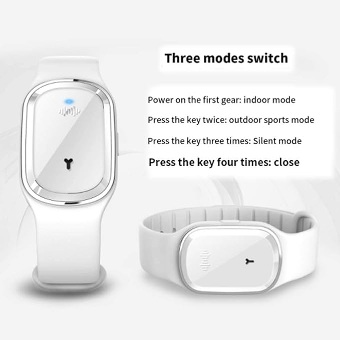 Pulseras repelente de mosquitos ultrasónico blanco