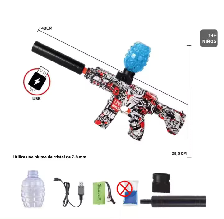Pistola de hidrogel
